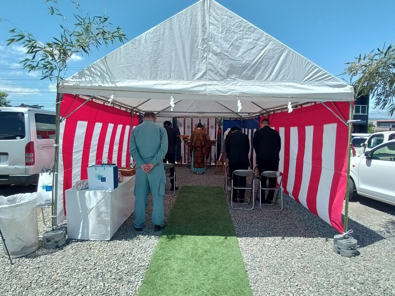 略式地鎮祭の施工実績