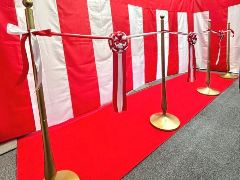 開所式 会場設営