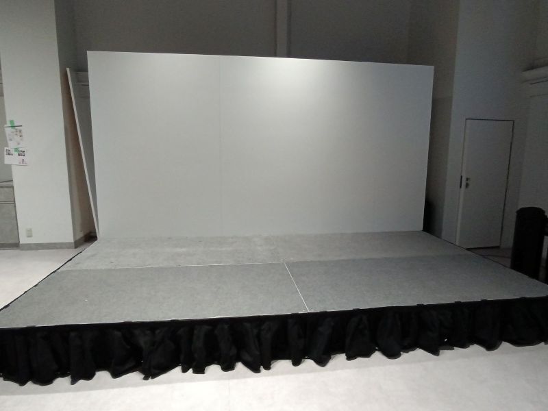 簡単ステージ 設営